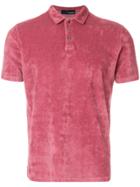 Lardini Short Sleeved Polo Shirt - Pink & Purple