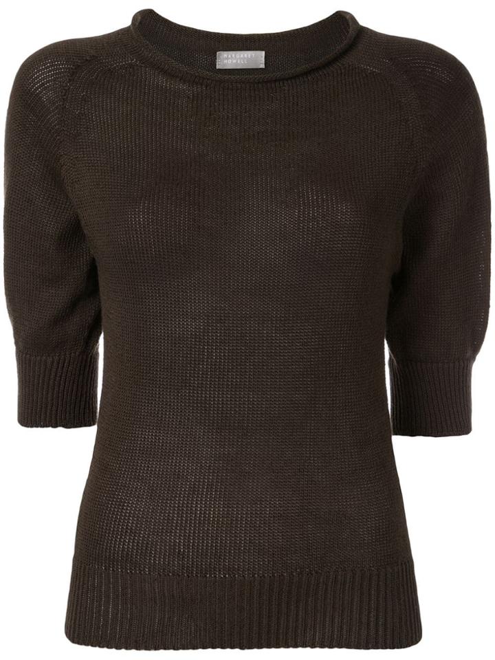 Margaret Howell Round Neck Jumper - Green