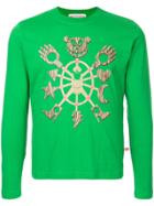 Walter Van Beirendonck Vintage Graphic Print Sweatshirt - Green