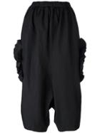 Comme Des Garçons Comme Des Garçons Drop-crotch Culottes, Women's, Size: Medium, Black, Polyester