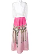Sara Roka Jinny Jewel-print Dress - Pink