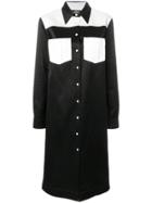 Calvin Klein 205w39nyc Contrast Shirt Dress - Black