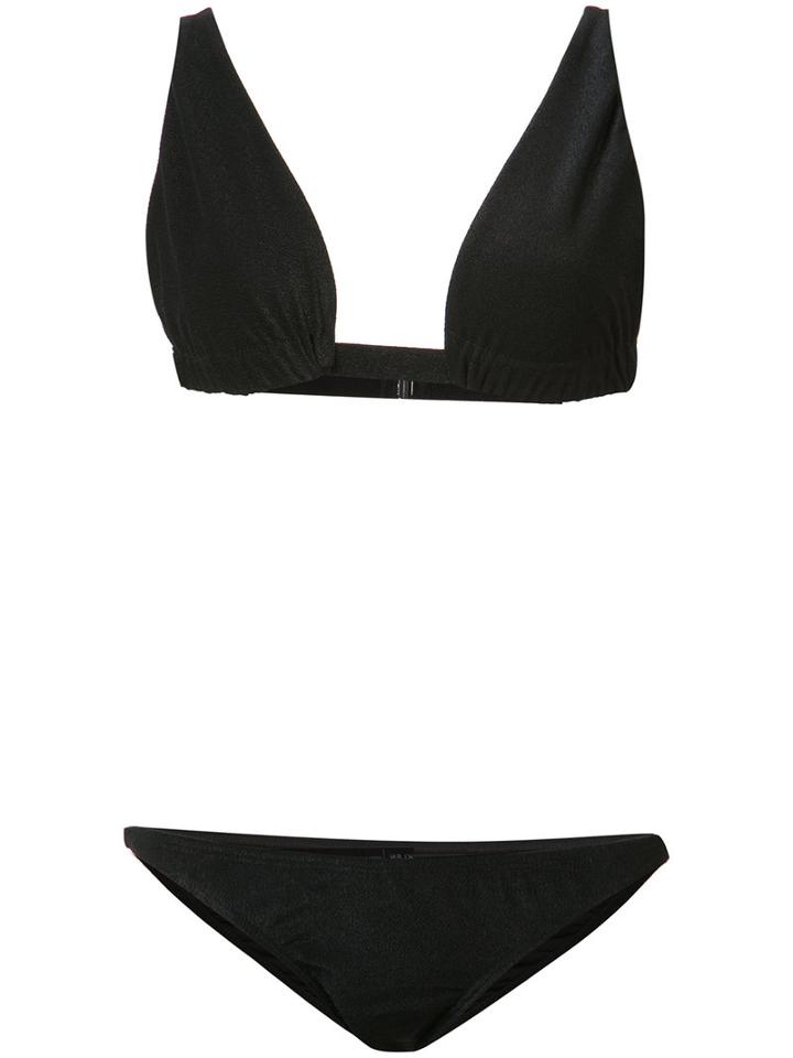 Osklen - Fixed Mousse Bikini Top - Women - Polyamide/spandex/elastane - M, Black, Polyamide/spandex/elastane
