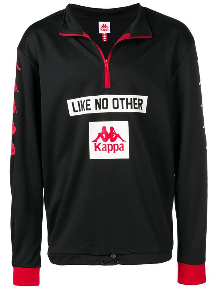 Kappa Logo Half-zip Sweatshirt - Black