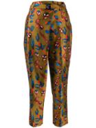 Christian Wijnants High Waisted Tapered Trousers - Brown