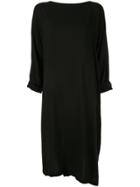 Y's Loose-fit Midi Dress - Black
