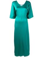 Forte Forte Long Straight Fit Dress - Green