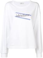 Closed Ideáliste Printed Sweater - White
