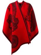 Alexander Mcqueen Paisley Print Large Scarf, Women's, Red, Cashmere/wool