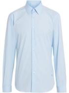 Burberry Slim Fit Cotton Poplin Shirt - Blue