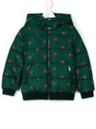 Gucci Kids - Printed Parka Jacket - Kids - Polyamide/polyester/wool - 8 Yrs, Green