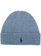 Ralph Lauren Logo Embroidered Hat - Blue
