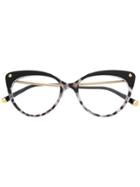 Dolce & Gabbana Eyewear Cat-eye Shaped Glasses - Black
