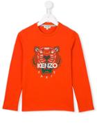 Kenzo Kids 'tiger' Sweatshirt, Boy's, Size: 8 Yrs, Yellow/orange