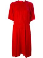 Isabel Marant Étoile 'landen' Velvet Dress, Women's, Size: 38, Red, Silk/rayon
