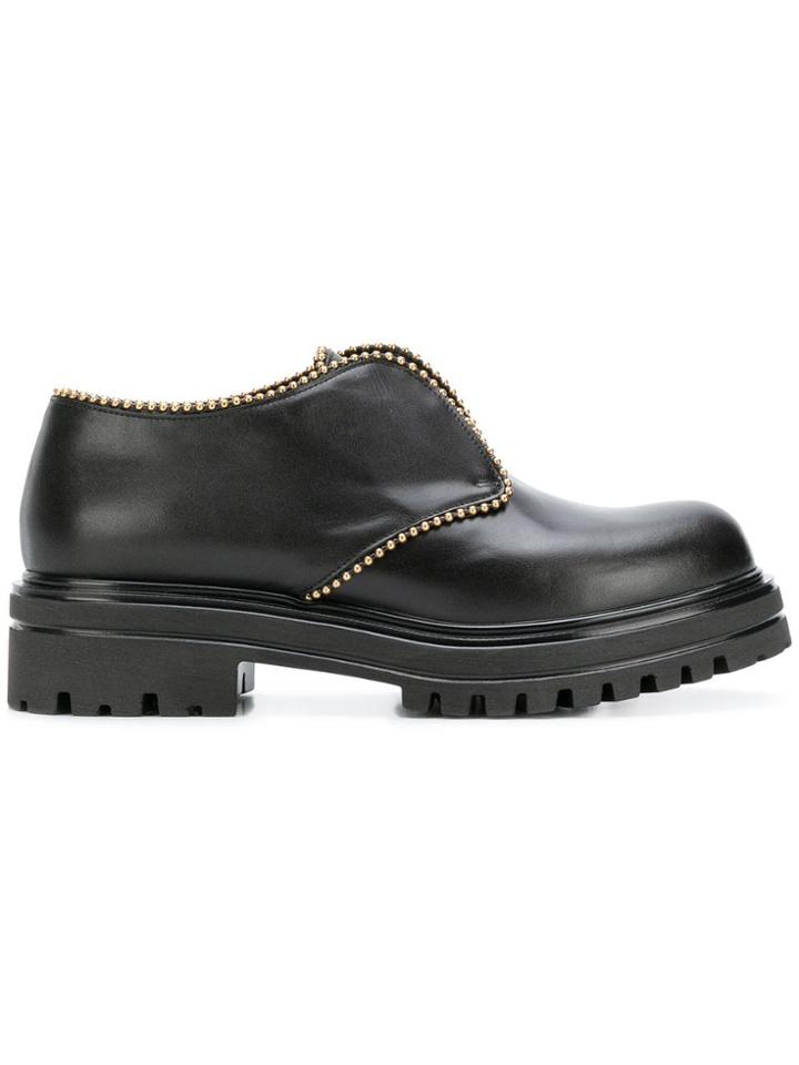 Albano Chunky Sole Brogues - Black
