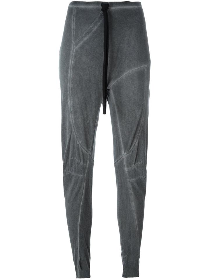 Lost & Found Ria Dunn Slim Fit Track Pants, Women's, Size: Small, Grey, Cotton/cashmere