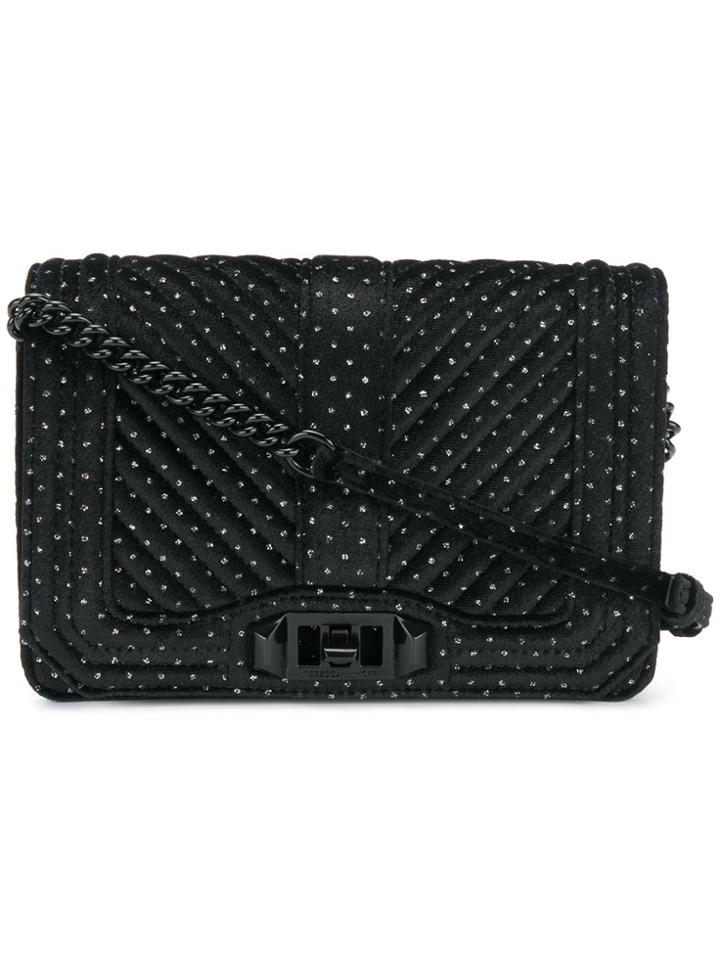 Rebecca Minkoff Studded Quilted Love Bag - Black