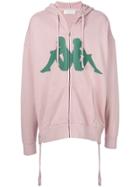 Faith Connexion Logo Print Hoodie - Pink