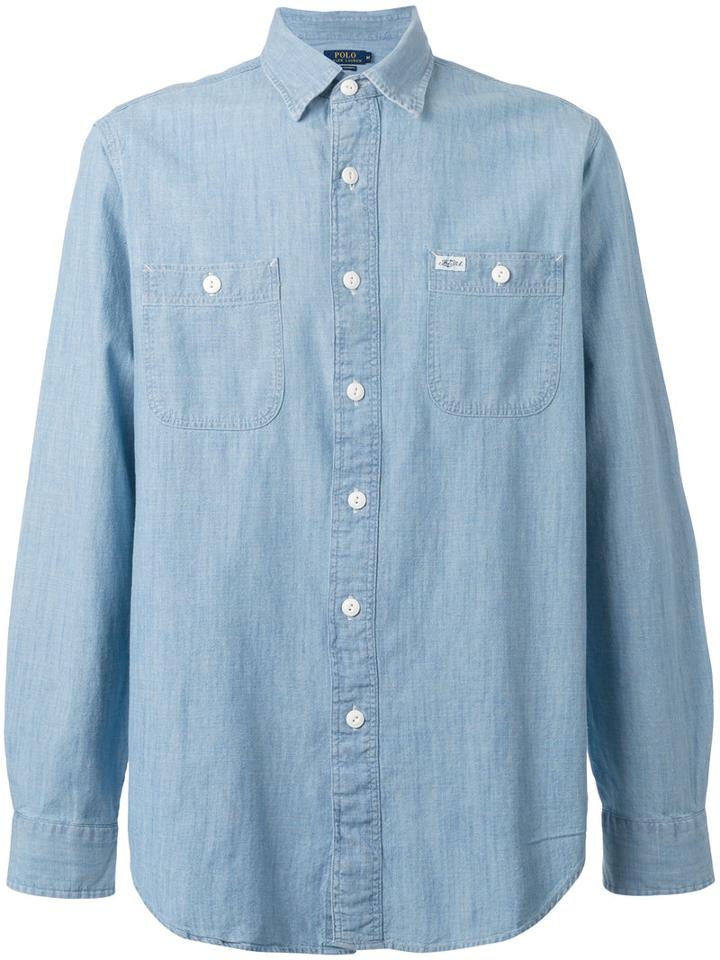 Polo Ralph Lauren - Denim Shirt - Men - Cotton - L, Blue, Cotton