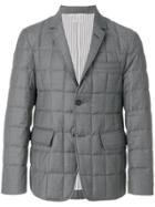 Thom Browne Downfilled Classic Single Breasted Sport Coat In Medium