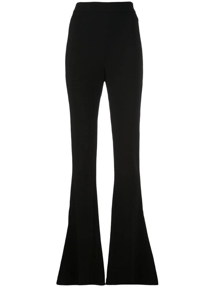 Cushnie High-waist Flared Trousers - Black