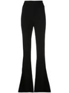 Cushnie High-waist Flared Trousers - Black