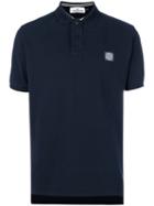 Stone Island - Logo Patch Polo Shirt - Men - Cotton - M, Blue, Cotton