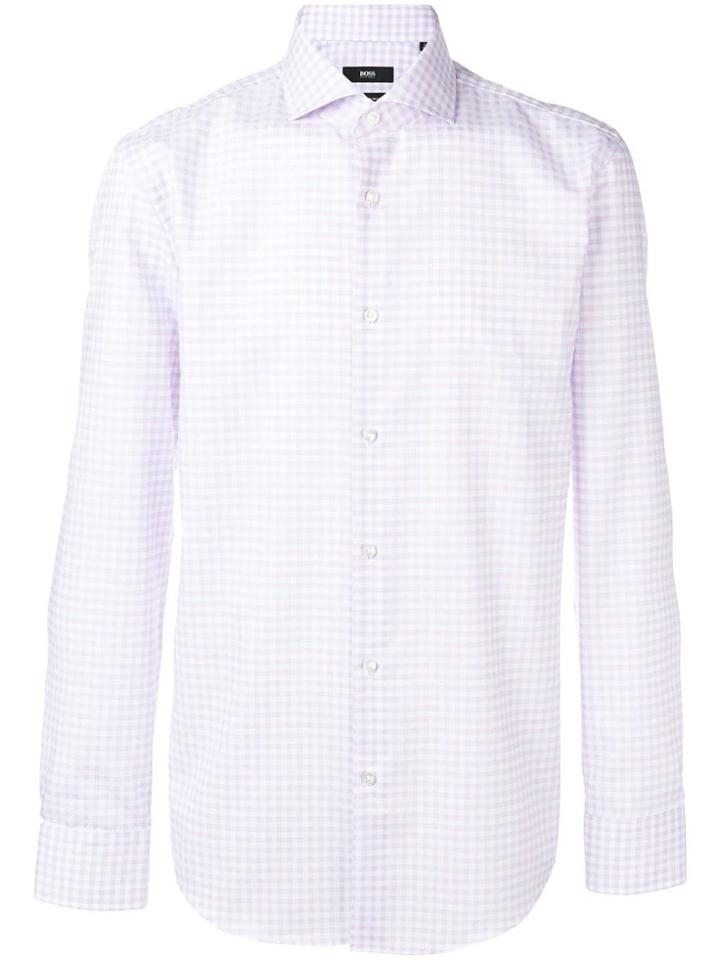 Boss Hugo Boss Checked Shirt - Pink