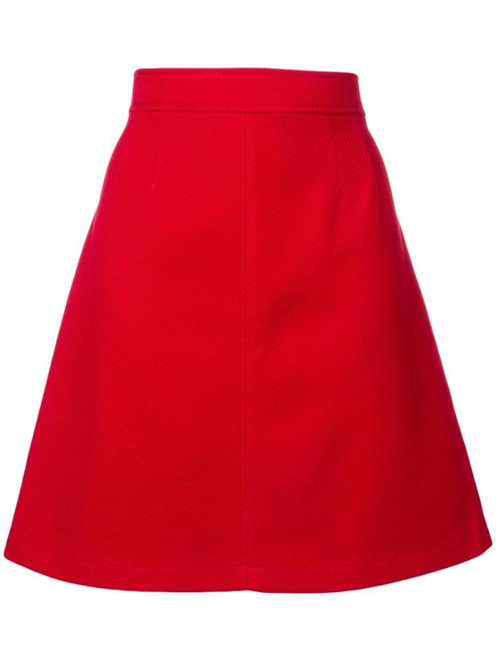 Red Valentino High Waist Skirt