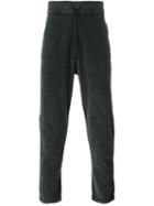 Transit Drawstring Ribbed Trousers, Men's, Size: 46, Grey, Cotton/spandex/elastane