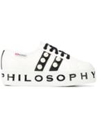 Philosophy Di Lorenzo Serafini Logo Print Sneakers - White