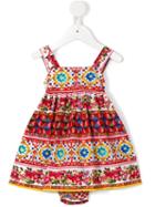 Dolce & Gabbana Kids - Mambo Print Dress - Kids - Cotton - 3-6 Mth