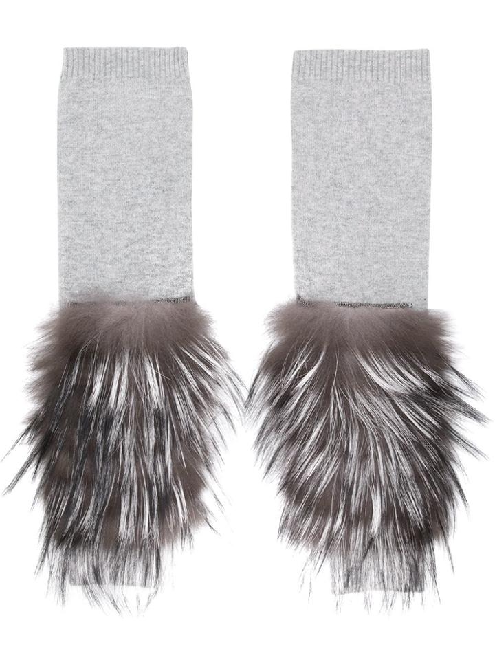 Fabiana Filippi Long Cuffed Sleeves With Fur Detailing - Unavailable