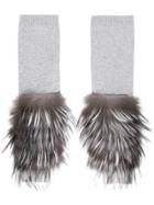 Fabiana Filippi Long Cuffed Sleeves With Fur Detailing - Unavailable
