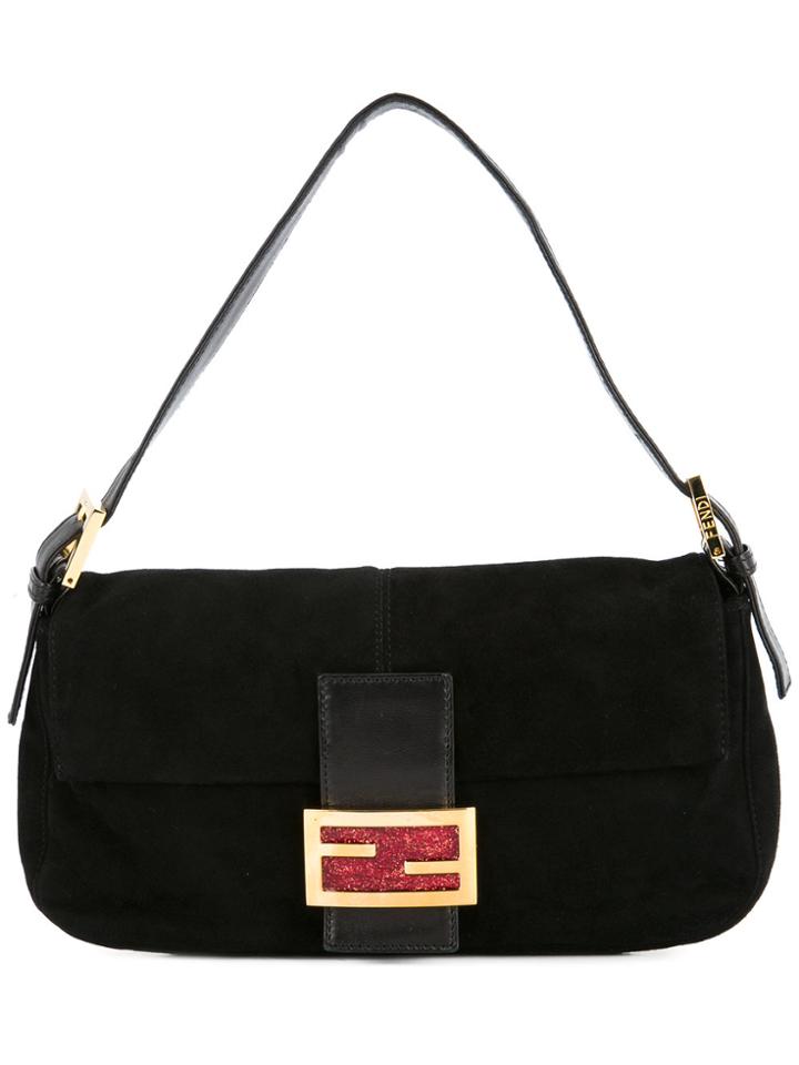 Fendi Vintage Mamma Bucket Shoulder Bag - Black