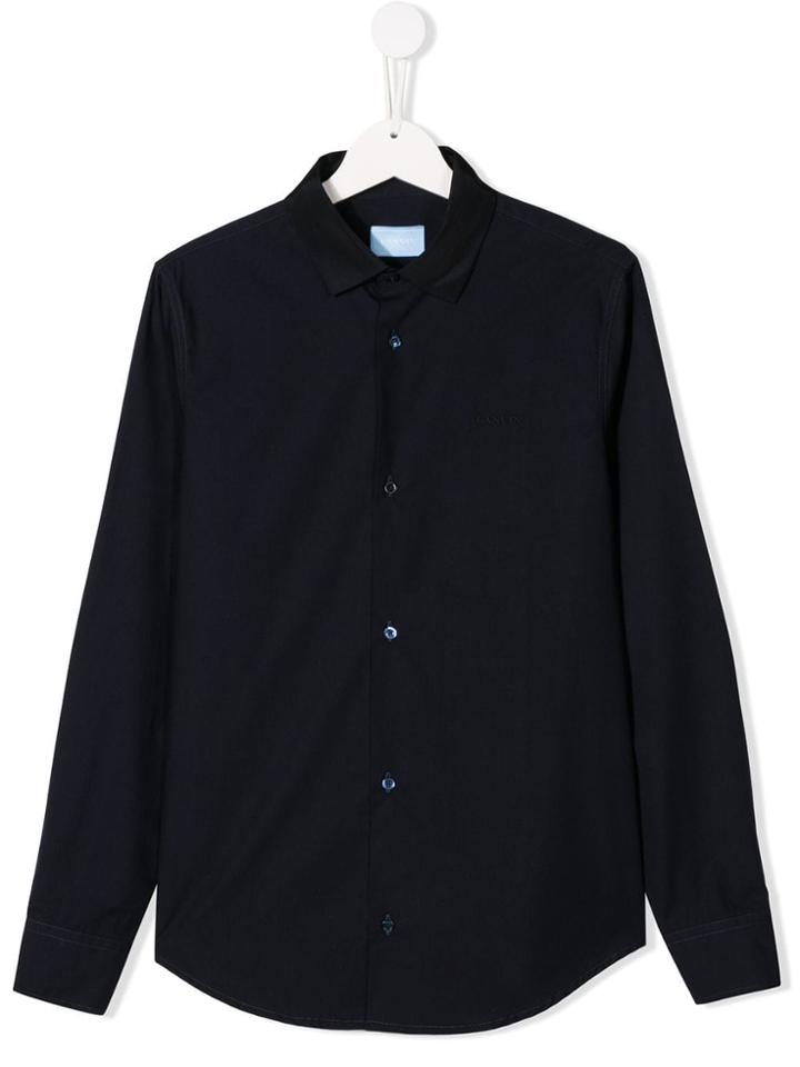 Lanvin Enfant Teen Classic Shirt - Blue