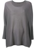 N.peal Pleated Jumper, Women's, Grey, Cashmere