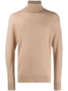 Maison Flaneur Roll Neck Sweatshirt - Neutrals