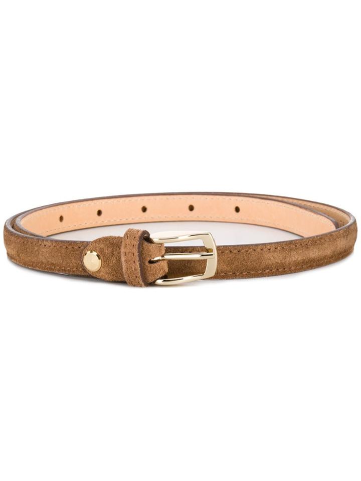 Agl D-ring Buckle Belt - Brown