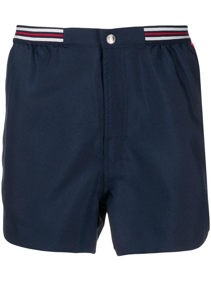 Fila Patch Detailed Deck Shorts - Blue