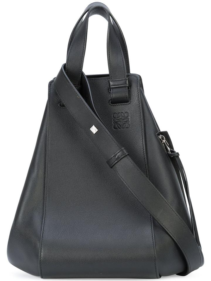 Loewe - Spacious Leather Hammock Bag - Women - Leather - One Size, Black, Leather