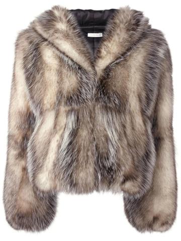 J.w.anderson Hooded Jacket, Women's, Size: 8, Possum Fur/viscose