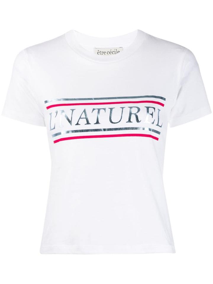 Être Cécile Nature Printed T-shirt - White