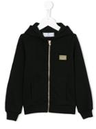 Philipp Plein Kids Zip-up Sequin Hoodie, Girl's, Size: 10 Yrs, Black