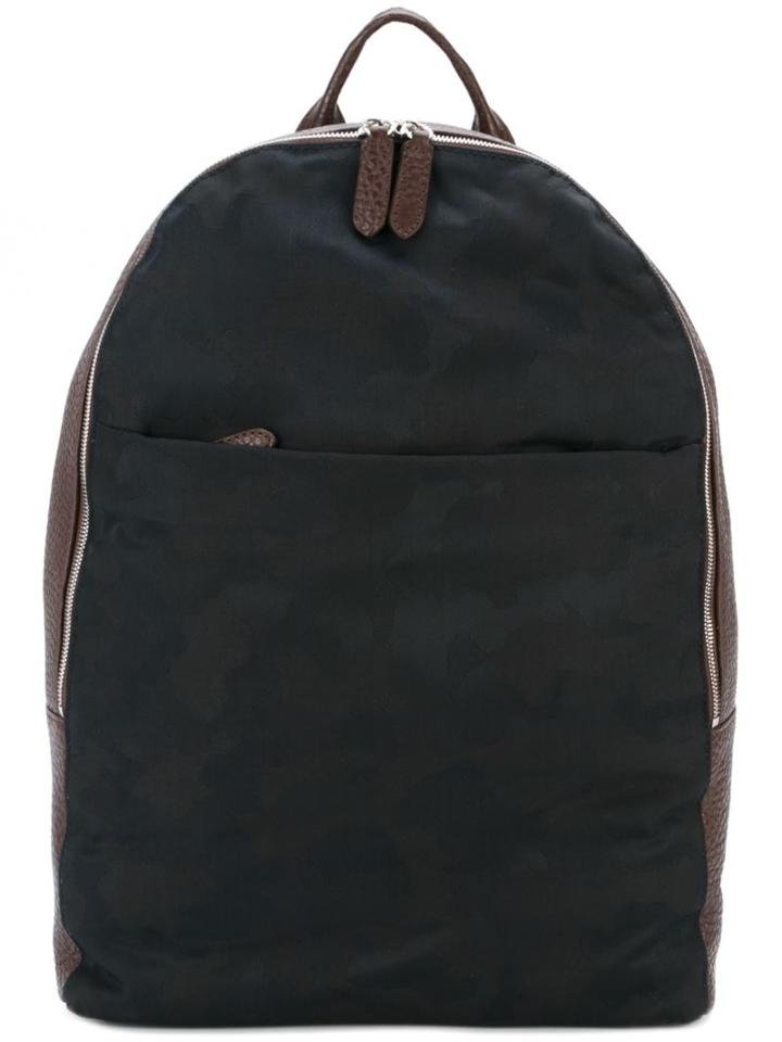 Eleventy Camouflage Jacquard Backpack