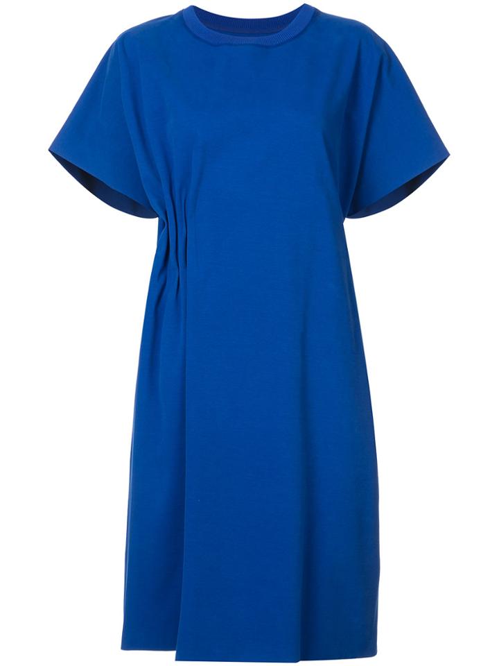 Maison Margiela Gathered T-shirt Dress - Blue