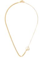 Puro Iosselliani Garnet Ring Tangled Necklace