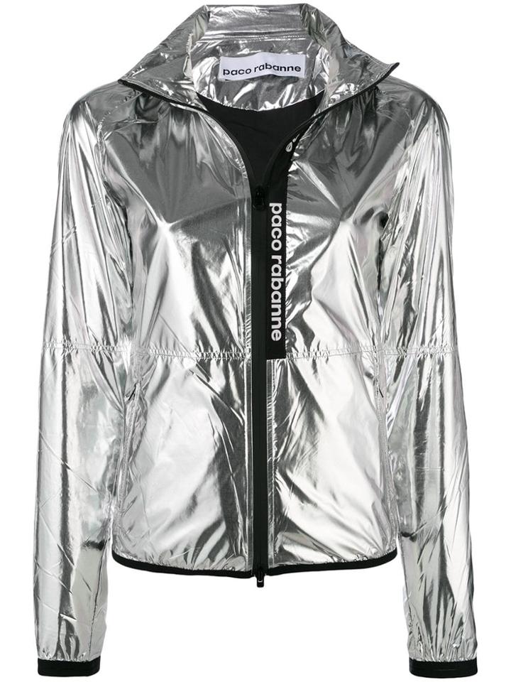 Paco Rabanne Technical Metallic Jacket - Silver