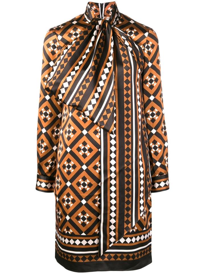 Mary Katrantzou Abstract Print Dress - Brown